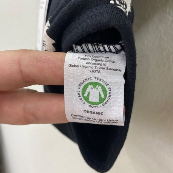Carlijnq Lions Head Black Organic Cotton Bodysuit Infant Baby size 3-6 Month NEW - Picture 8 of 10